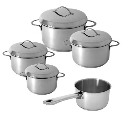 Customizable  4 pcs stainless steel  cookware sets cooking pot  casserole set