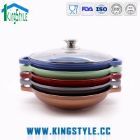 Die cast aluminum wok, induction aluminum wok